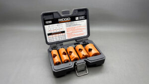 Ridgid Hole Saw Set Of Five Cutters In Top Condition IOB