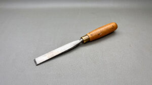 Ashley Iles UK Flat Carving Chisel 20mm Great Handle In Good Condition