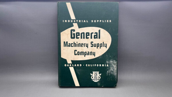 General Machinery Supply Company Tool Catalog, 1959, Hardcover,