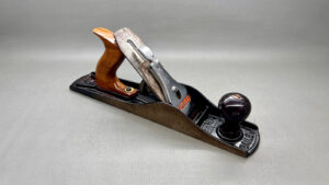 Stanley No 5 Bench Plane Made In England Refurbished Good Length To Stanley Cutter In Good Condition