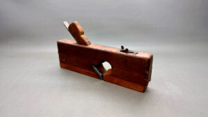 Original Steiner 1859 Wooden Rebate Plane Adjustable Mouth 1 1/8" Cutter