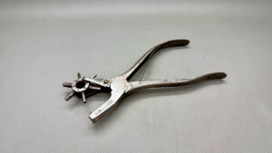 S & E Mfg Heavy Duty Leather Punch Pliers Positive Spring Action