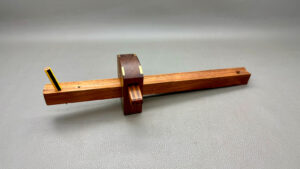 Marking Gauge In Timber And Brass 12" In Length In Good Condition Beautifully Made