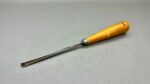 Buck 1/4" V Groove Chisel In Good Condition 9 1/2" Overall Length