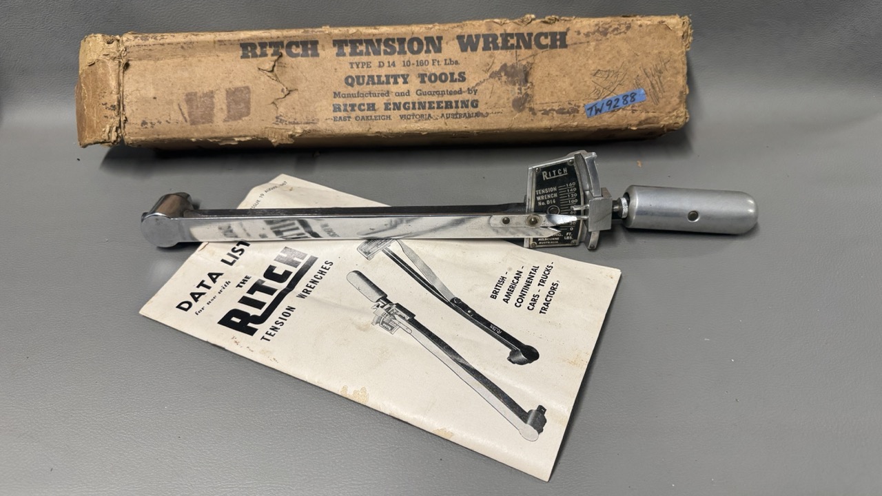 Ritch Tension Wrench 10 - 160 FT Pounds
