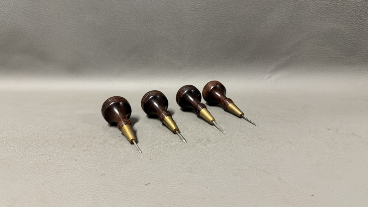 Four Short Fantastic Grain Timber Awls - Image 3