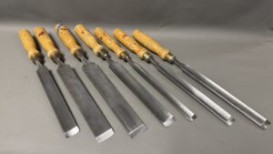 Aron Hildick 7Pc Pattern Makers Gouge Chisels