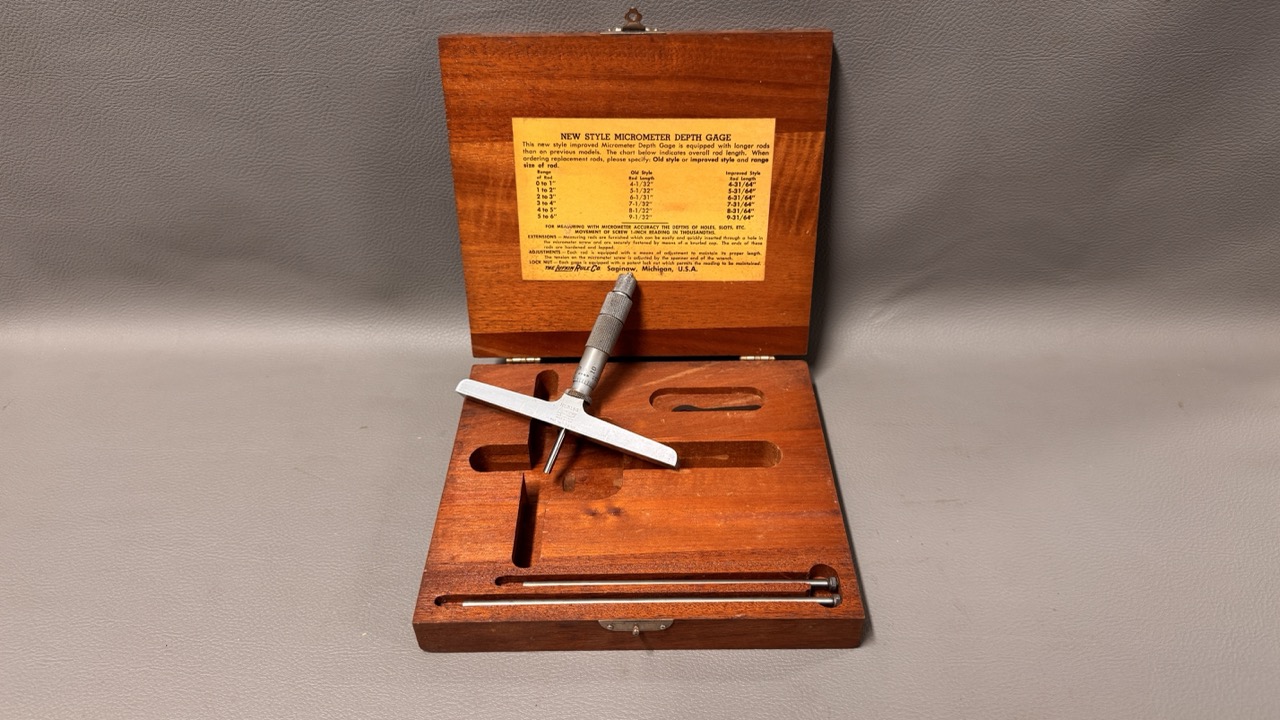 Lufkin USA 515G 0 -3" Depth Micrometer