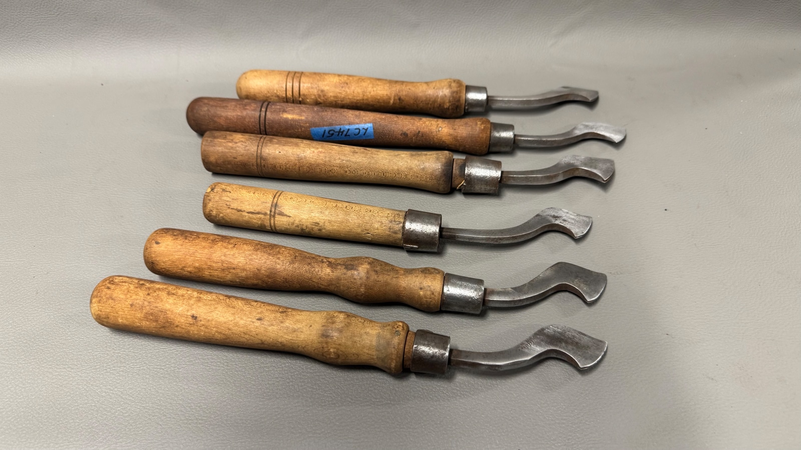 Leather Crease Set Of Six - Image 4