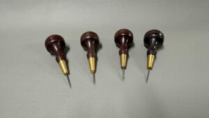Timber And Brass Awl 95mm Long New Condition