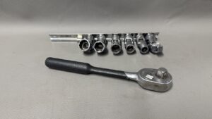 Snap On 3/8" Drive Swivel Sockets/Wobble & Ratchet
