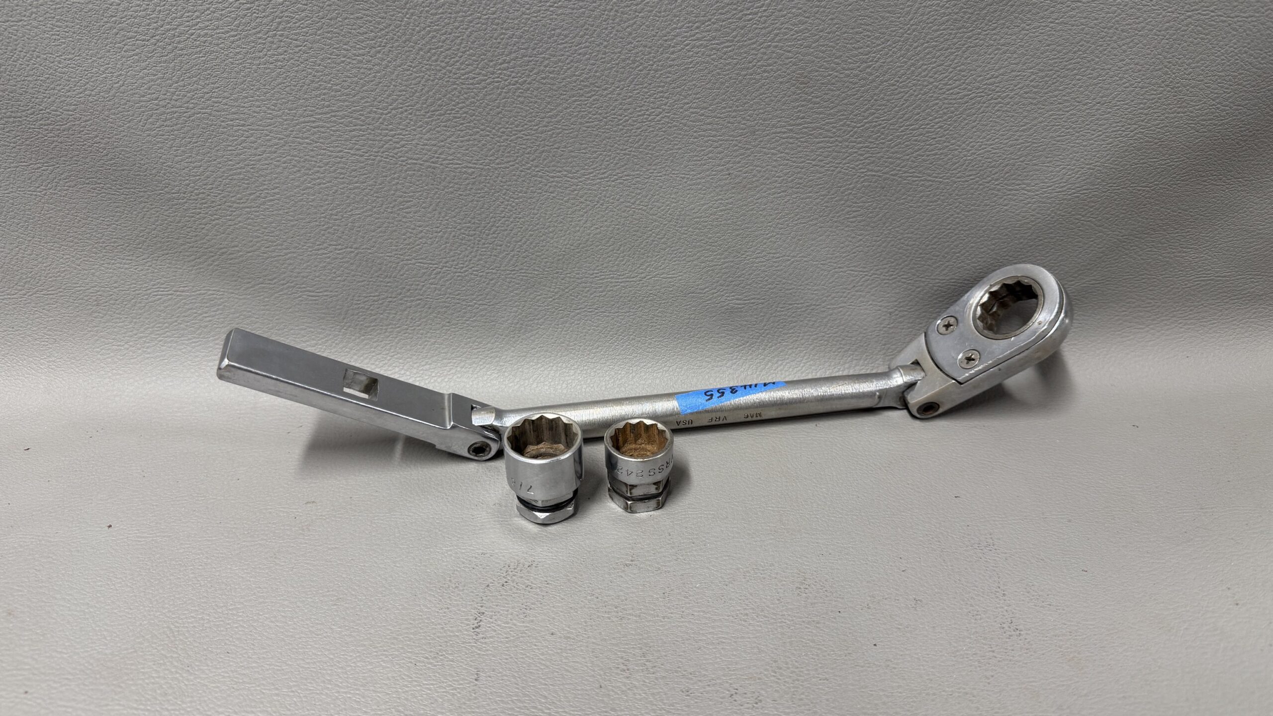 MAC VRF Front End Alignment Ratchet Two Sockets - 7/8" & 3/4"